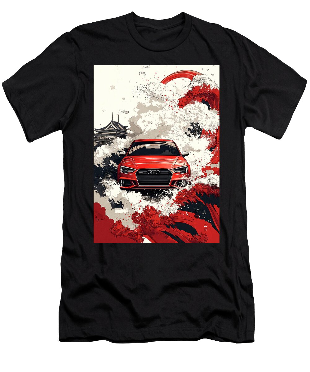 The German Hatchback Audi A3 Rhys Jacobson T-Shirt