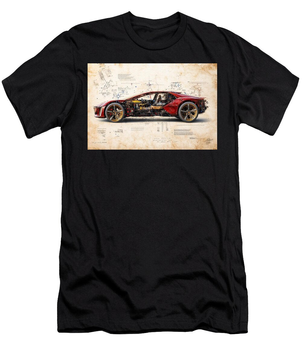 The Golden Lines of American Luxury Frederick Vellani T-Shirt