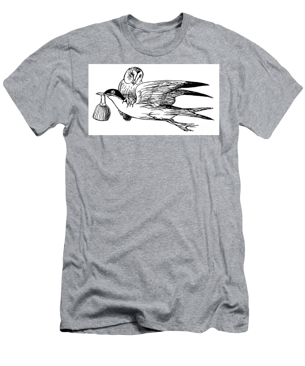 The Good Natured Grey Gull Edward Lear T-Shirt