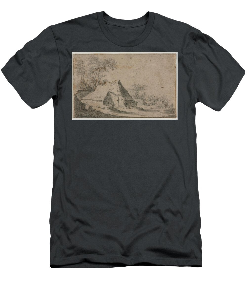 The Little Hamlet Second or Third Quarter 17th Century Anthonie Waterloo Motionage Designs T-Shirt