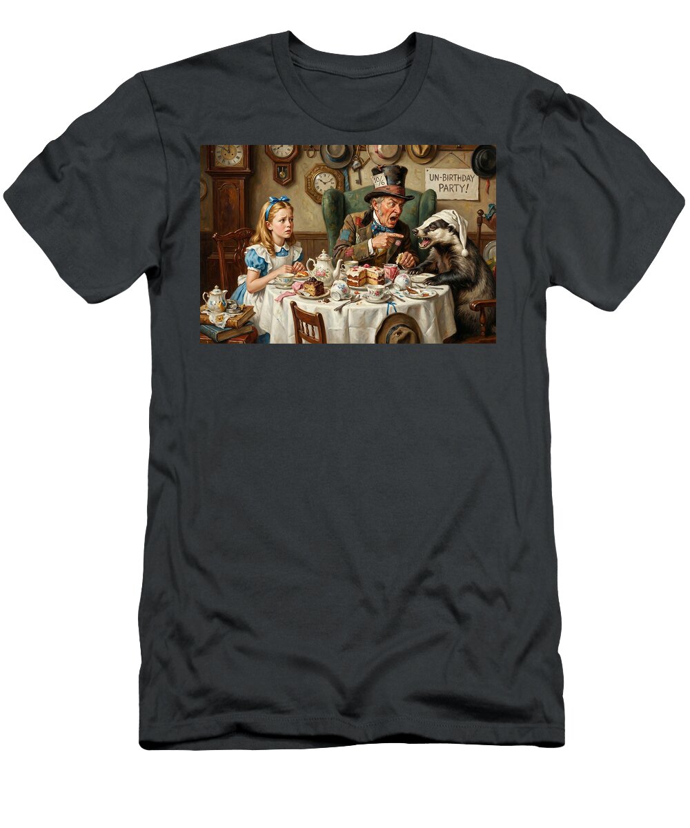 The Mad Hatters Un Birthday Chaos Titan Lore Co T-Shirt