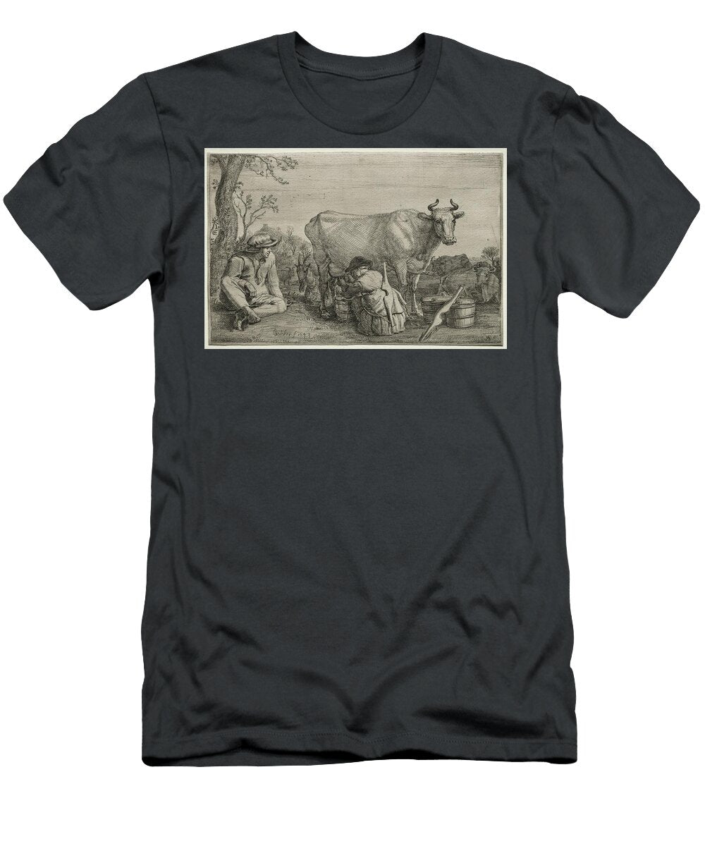 The Milkmaid 1643 Gerrit Claesz Bleker Motionage Designs T-Shirt