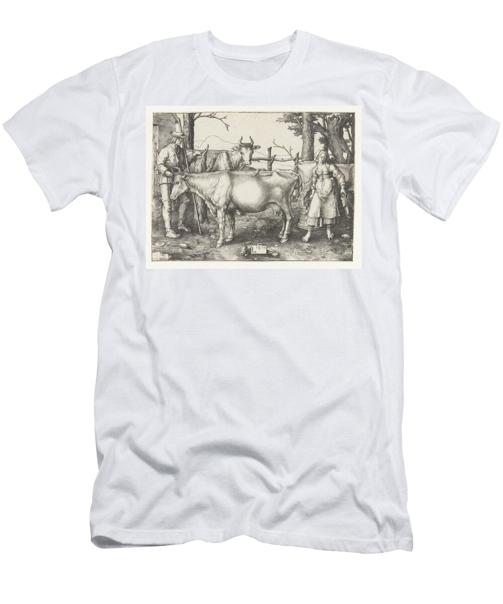 The Milkmaid Lucas Van Leyden 1510 Motionage Designs T-Shirt
