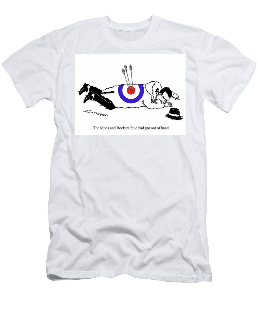 The Mods and Rockers Feud Had Got Out of Hand Royston Robertson T-Shirt
