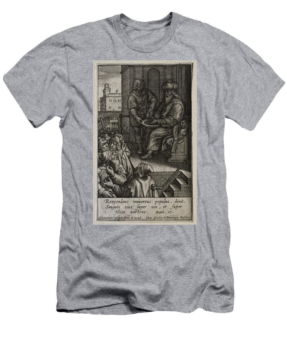The Passion Pilate Washing His Hands Before 1619 Motionage Designs T-Shirt