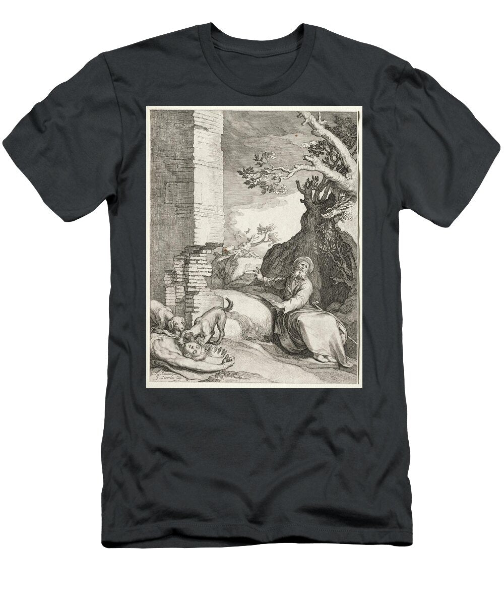The Prediction of Ahijah 1604 Jan Saenredam Motionage Designs T-Shirt