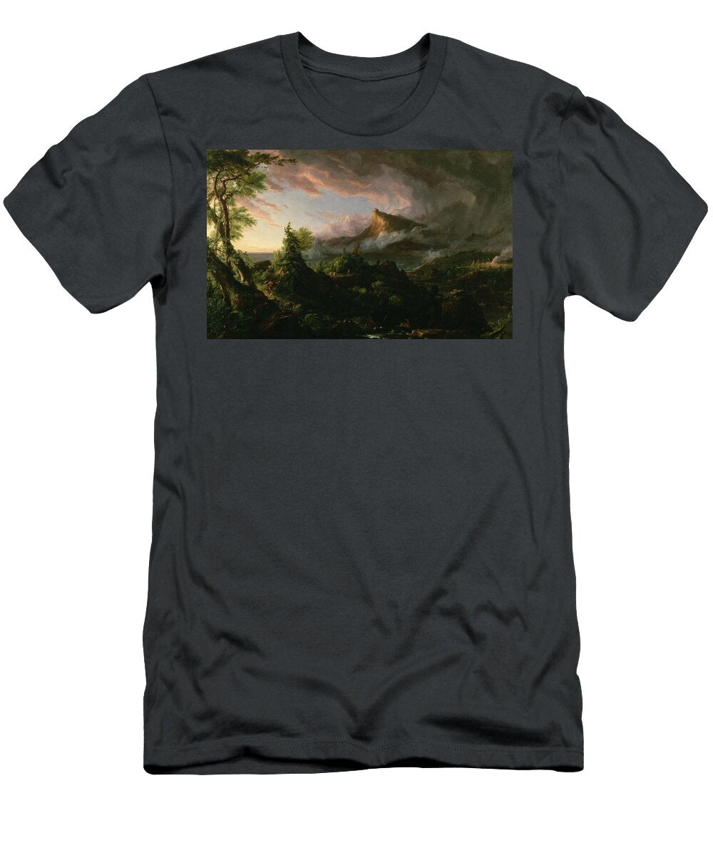 The Savage State the Course of Empire Thomas Cole T-Shirt