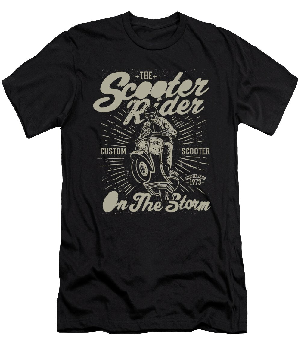 The Scooter Rider Jacob Zelazny T-Shirt