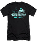 The Story of My Life Motorcycle Biker Moon T-Shirt