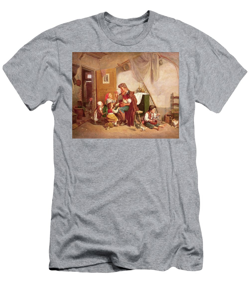 The Widowed Family 19th Century Giuseppe Mazzolini T-Shirt