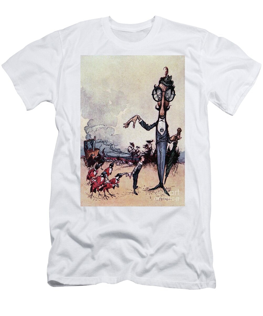 Thirteen Fourteenths Bowed His Very Best Bow B3 Historic Illustrations T-Shirt