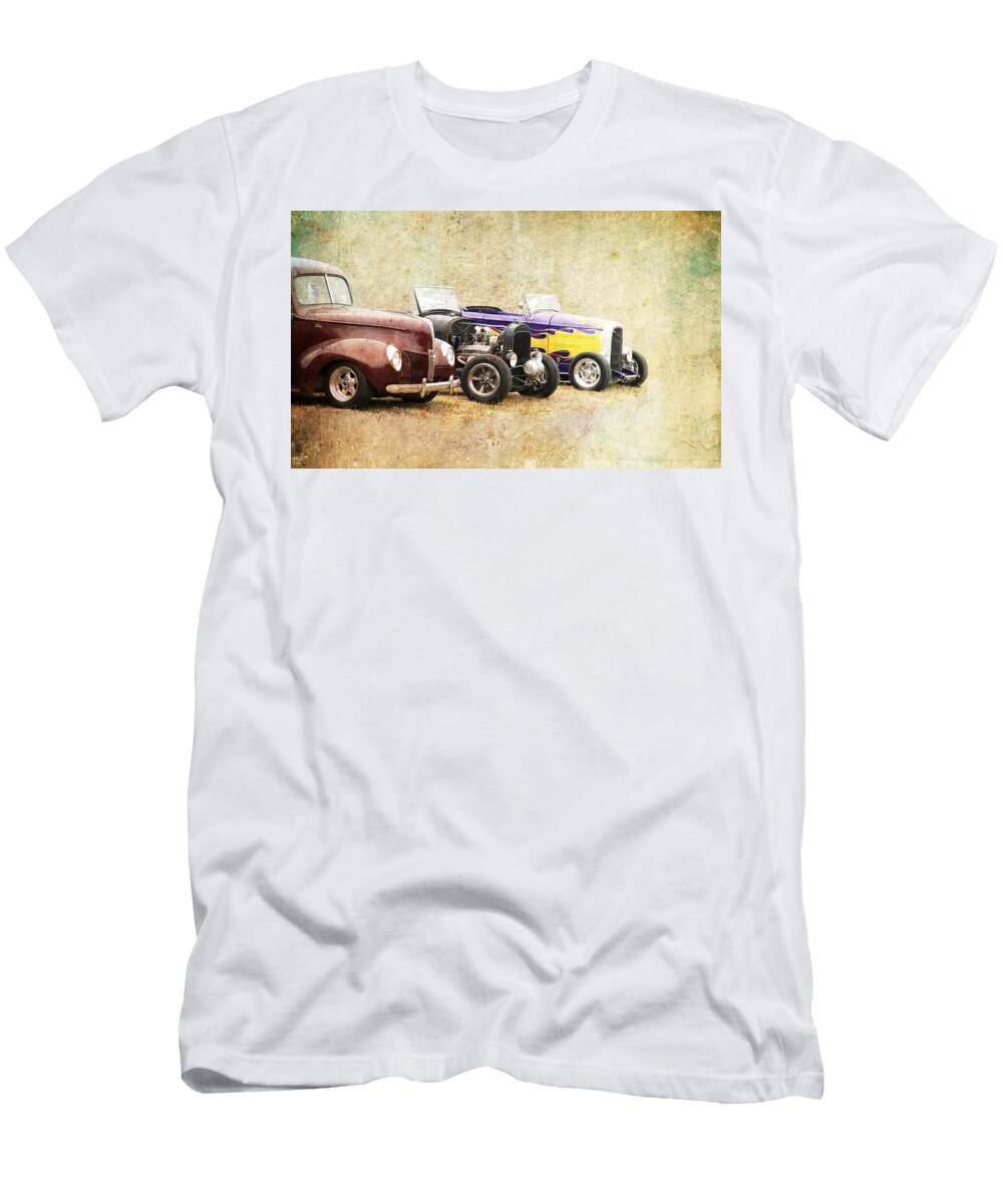 Three Hot Rods Steve Mckinzie T-Shirt