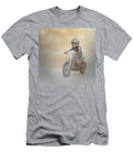 Toy Motorcycle Racer in Blue and Silver Yo Pedro T-Shirt