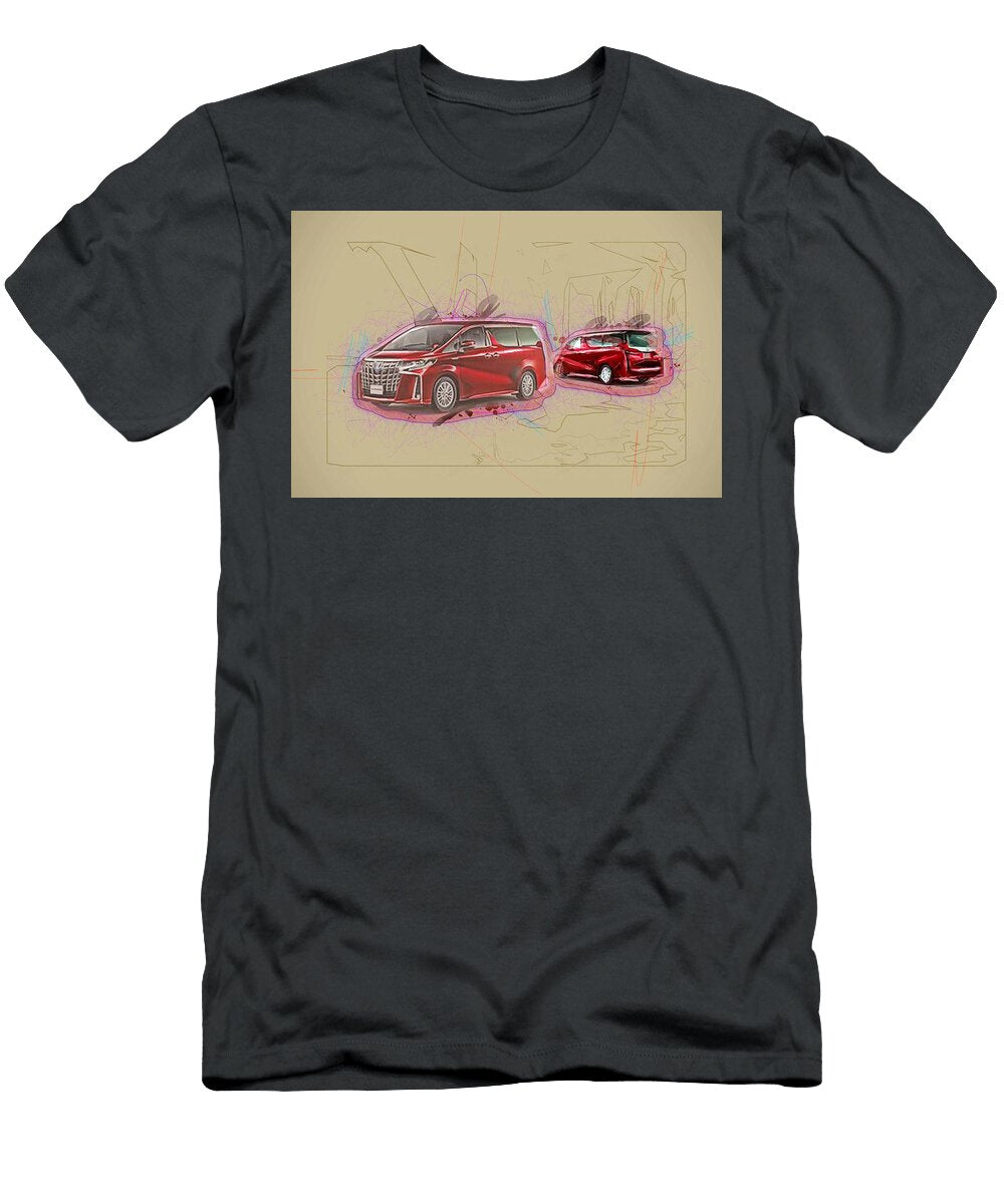 Toyota Alphard S 2018 New Luxury Minivan Japanese Cars Red Ola Kunde T-Shirt