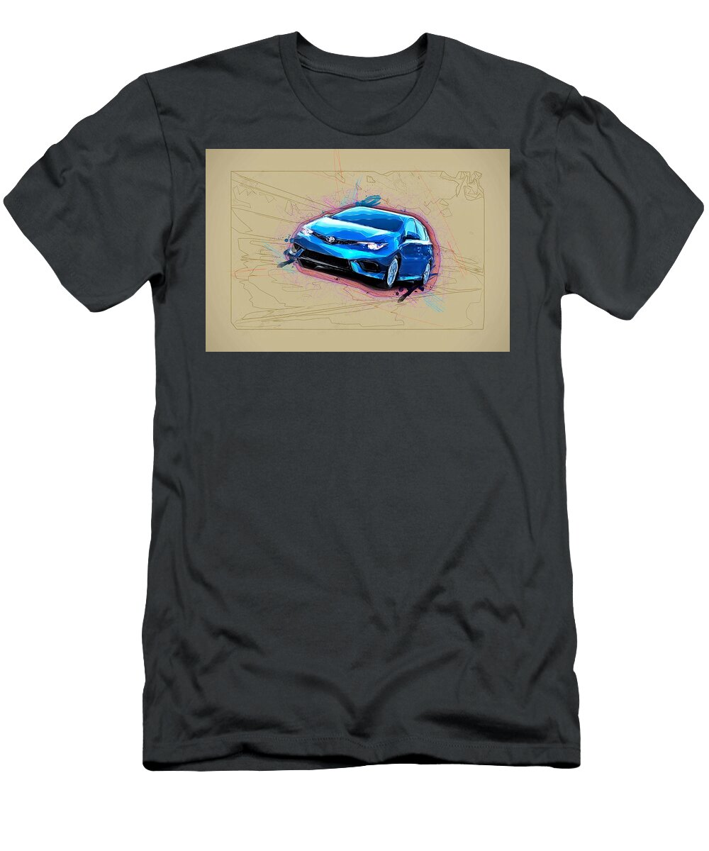 Toyota Corolla 2018 Hatchback New Cars Japanese Blue Ola Kunde T-Shirt