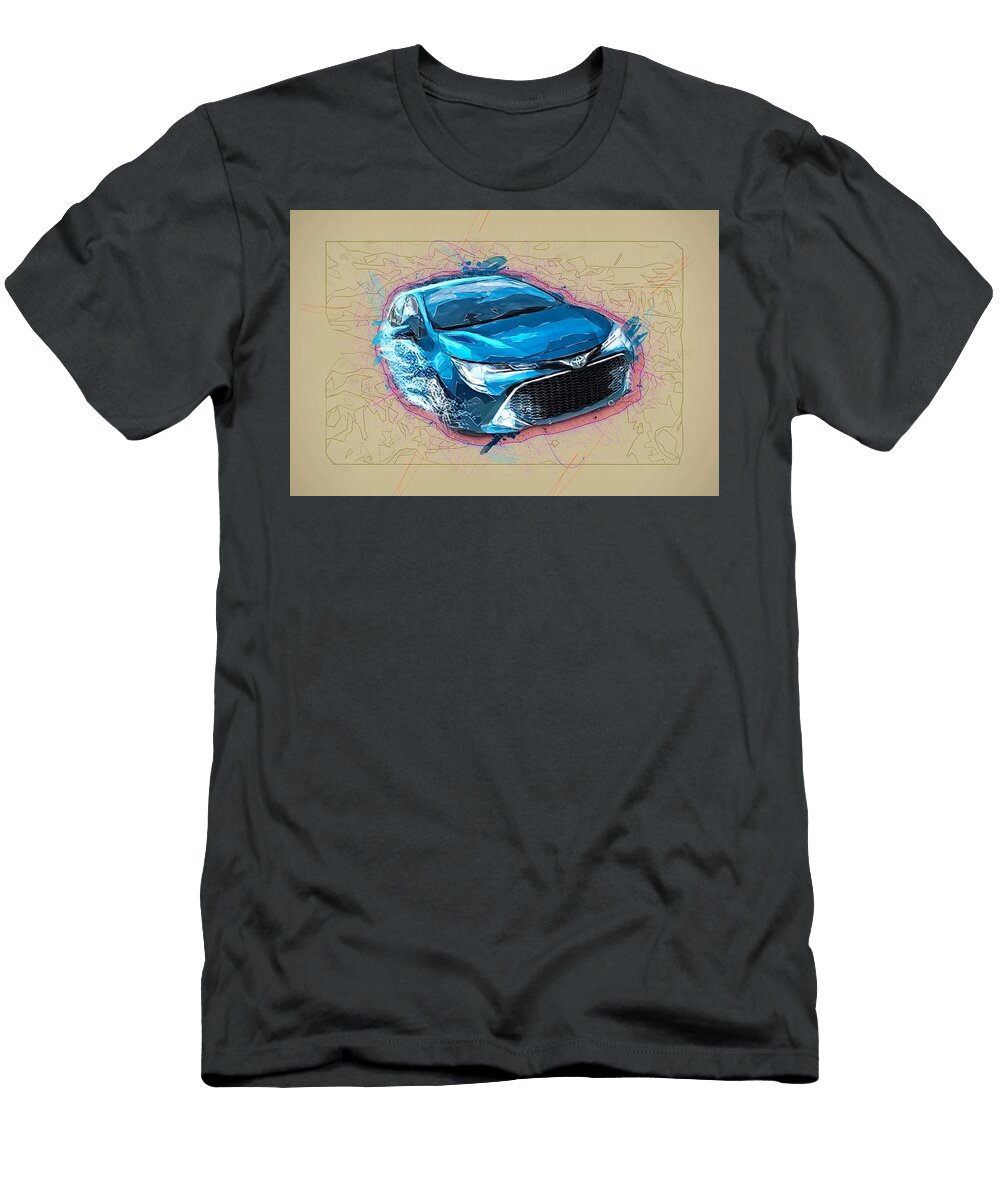 Toyota Corolla Hatchback Street 2018 Cars New Japanese Ola Kunde T-Shirt