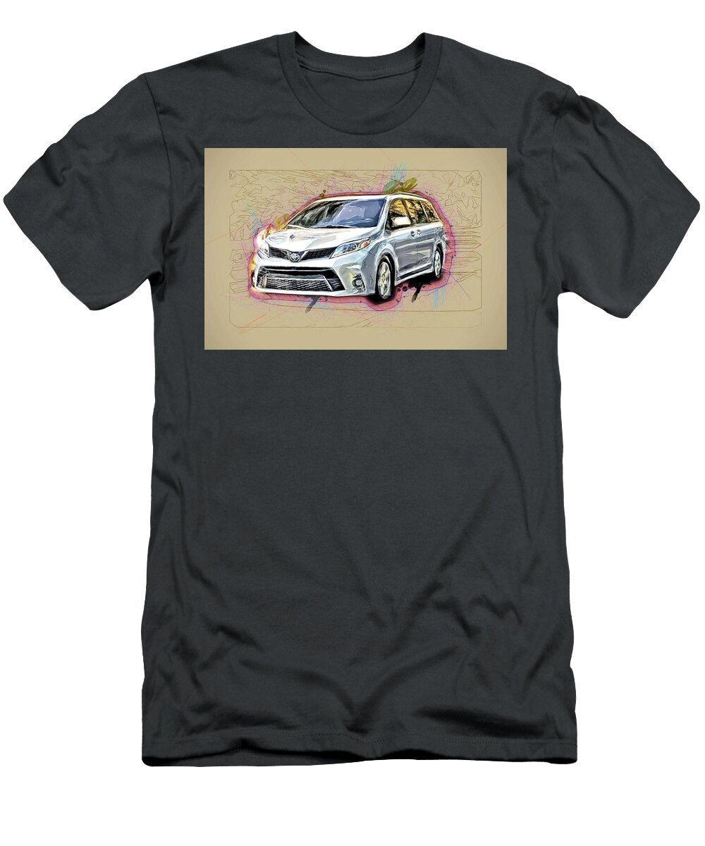 Toyota Sienna 2020 Exterior Silver Minivan New Japanese Cars Xle Ola Kunde T-Shirt