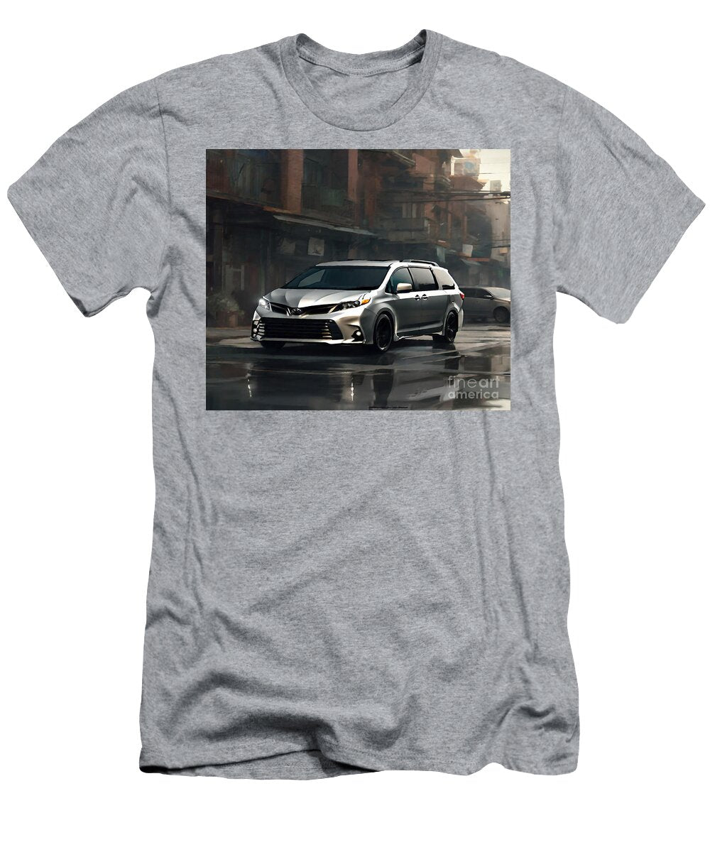 Toyota Sienna 2020 Front View Exterior Silver Minivan Cortez Schinner T-Shirt