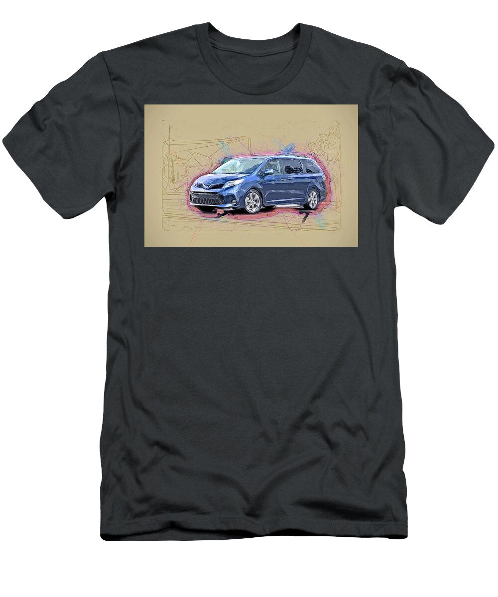Toyota Sienna Se 2018 Cars Minivans New Street Exterior Ola Kunde T-Shirt