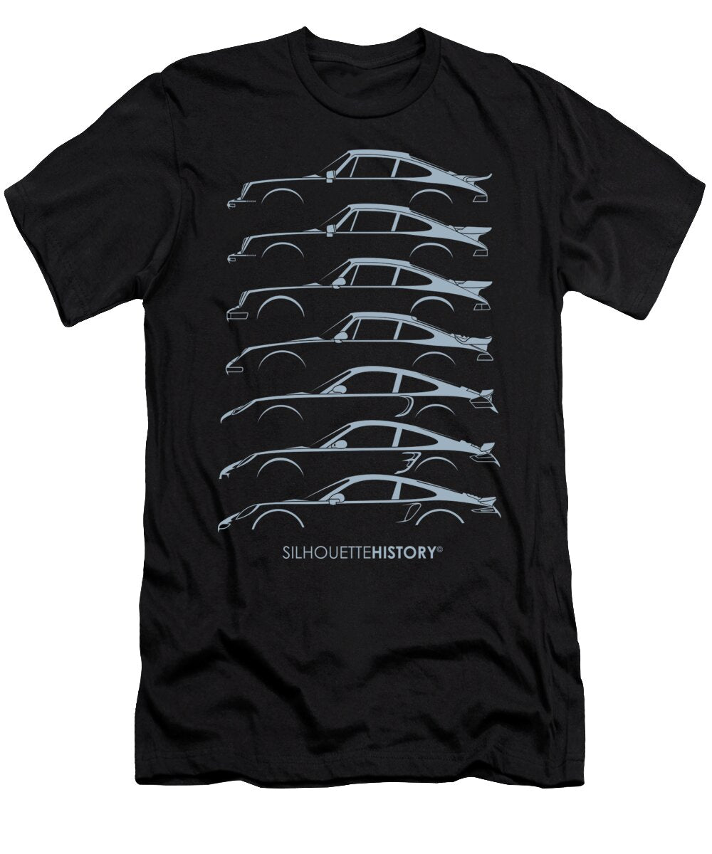 Turbo Sports Car Silhouettehistory Gabor Vida T-Shirt