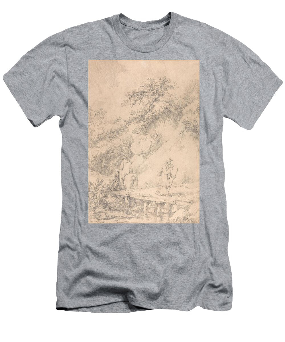 Two Men on a Country Road Art George Morland English T-Shirt