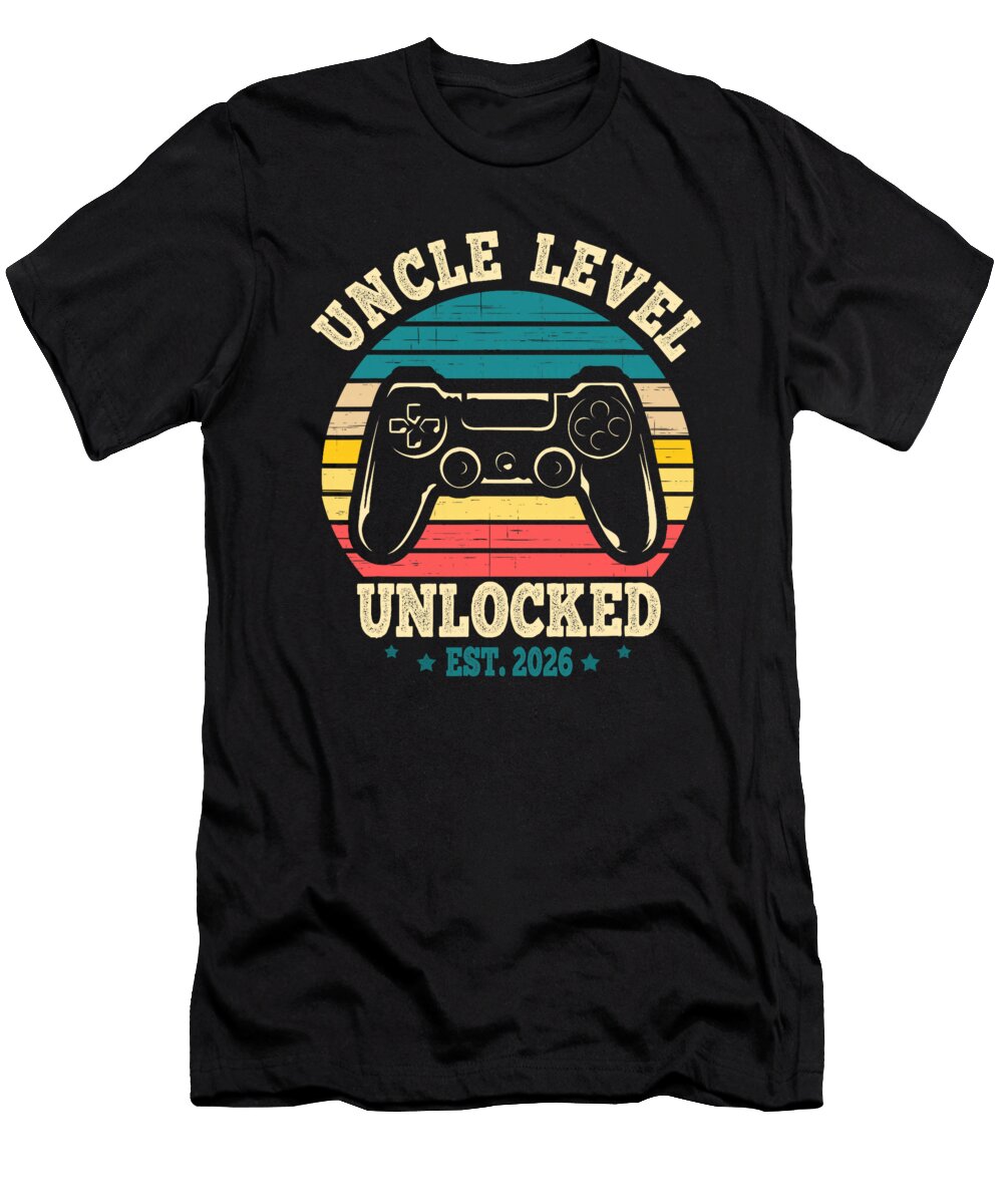 Uncle Level Unlocked 2026 Leveling Up Leveled Up Sophie Eleanor T-Shirt