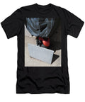Urban Detail Red Scooter Behind Stone Slab Matthias Hauser T-Shirt
