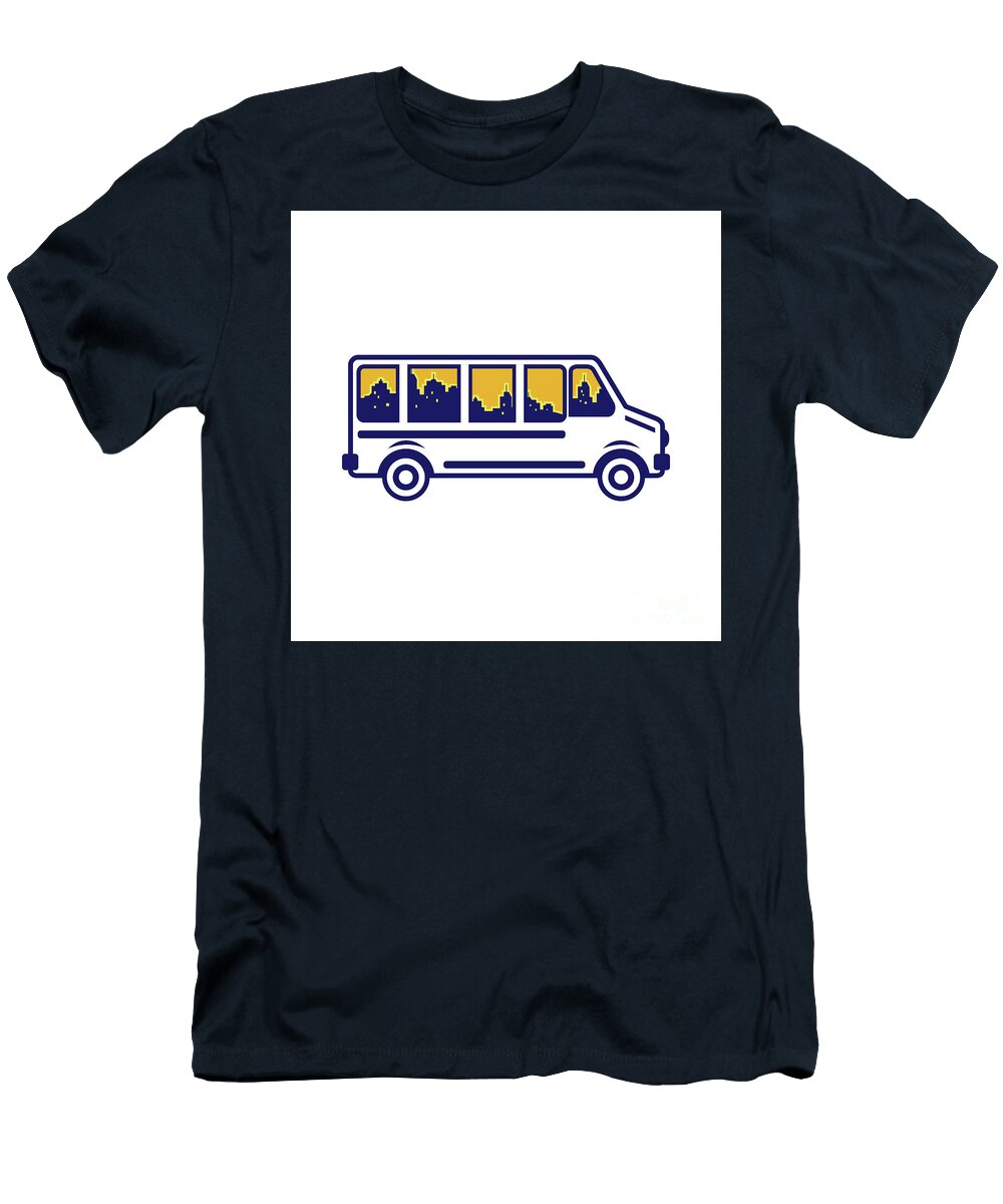 Van City Skyline Retro Aloysius Patrimonio T-Shirt