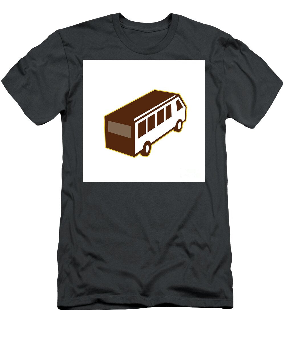 Van High Angle View Isolated Retro Aloysius Patrimonio T-Shirt