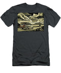 Van on a Scenic Road Trip Through a Japanese Mountain Landscape Destiney Sullivan T-Shirt