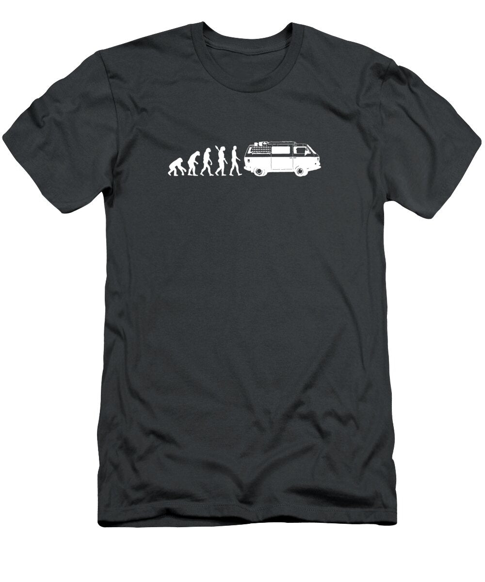 Vanlife Evolution White Martin Schneiter T-Shirt