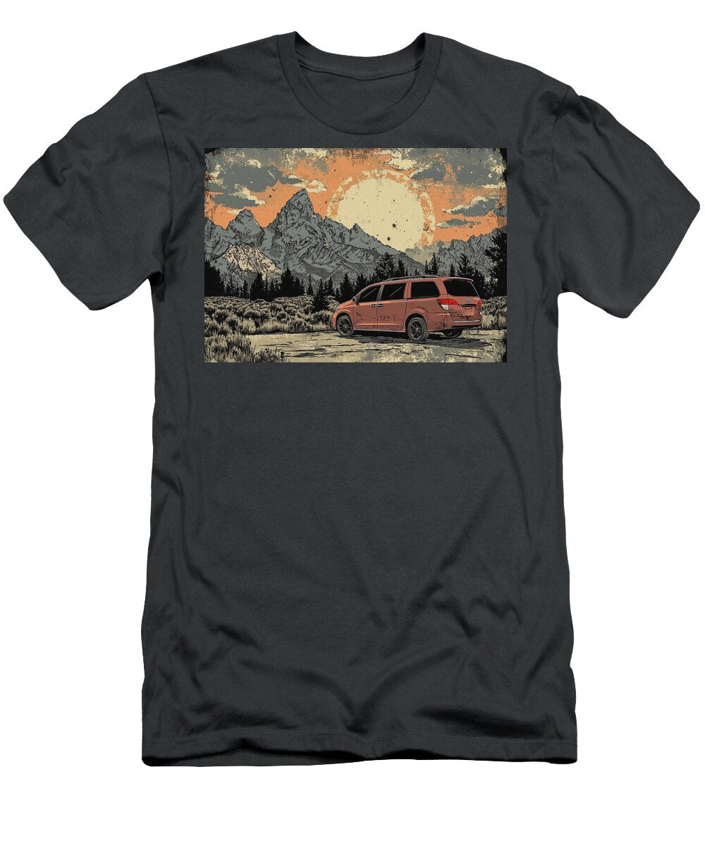 Vanlife in the Majestic Mountains a Scenic Escape Kari Goldfalse T-Shirt