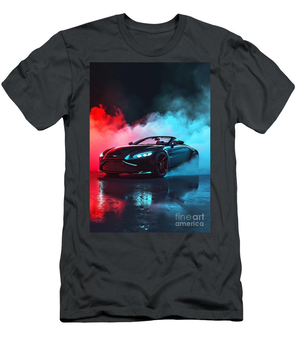 Vantage Roadster Radiance Aston Martin Vantage Roadster in Epic Smoke Symphony Clark Leffler T-Shirt