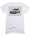 Vehicle Rs Monochrome Auto Geometric Pencil Clio Renault Minimal Sketch Car Clint Mclaughlin T-Shirt