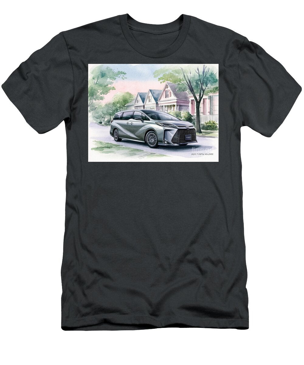 Vellfire 2023 Watercolor Cars Toyota Luxury Donato Williamson T-Shirt