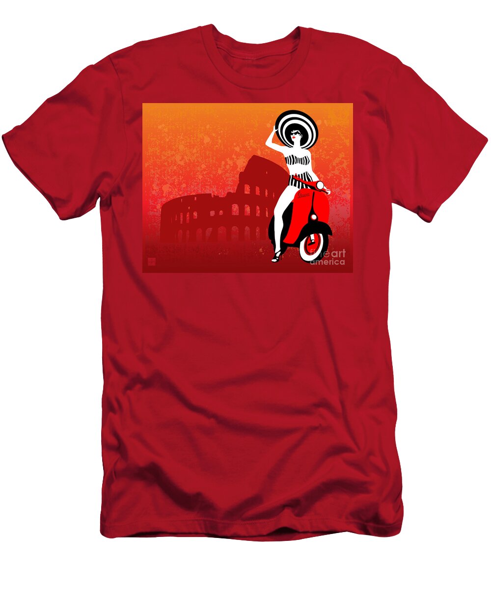 Vespa Girl Sassan Filsoof T-Shirt
