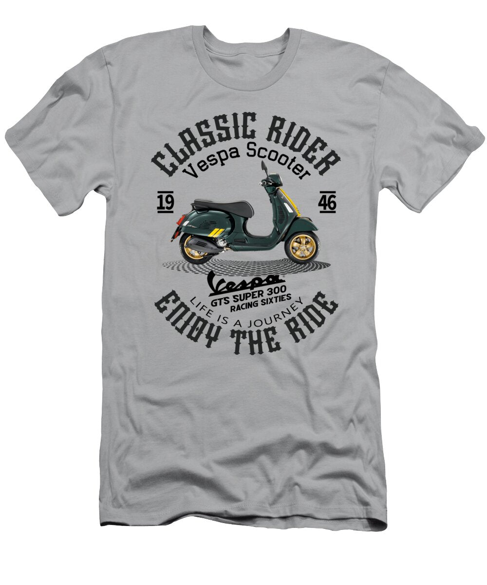 Vespa Gts Super 300 Racing Sixties Ramkumar Gr T-Shirt