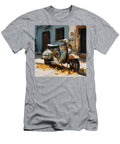 Vespa Italian Scooter N002 Edit Voros T-Shirt