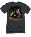 Vespa Italian Scooter N004 Edit Voros T-Shirt