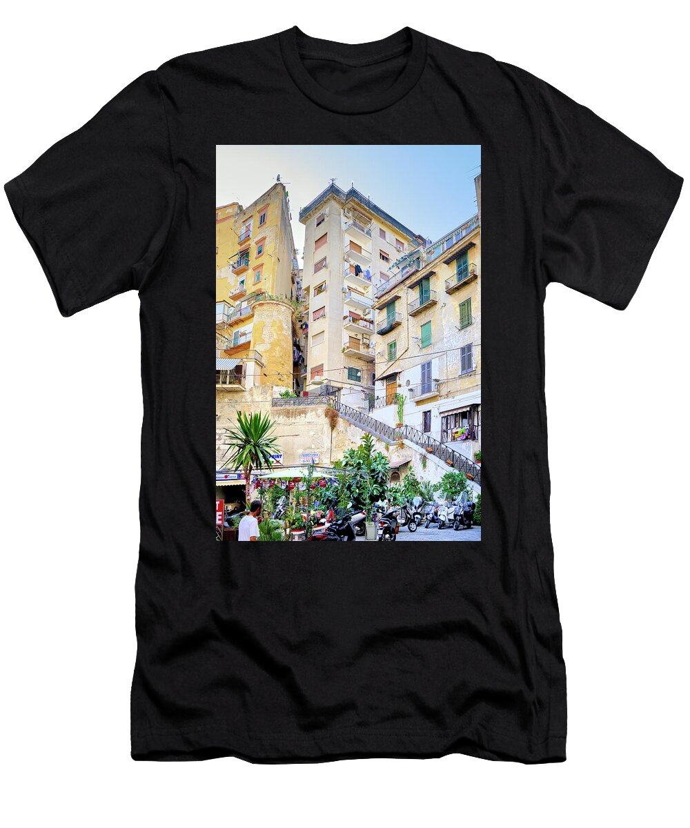Vespa Naples Italy Guido Montanes Castillo T-Shirt