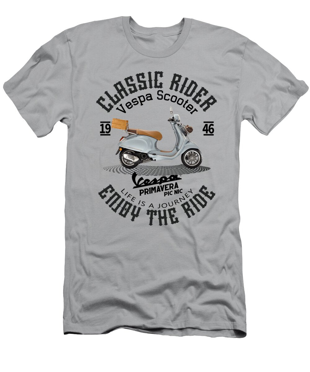 Vespa Primaver Pic Nic Ramkumar Gr T-Shirt