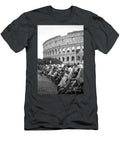 Vespa Scooters in Front of the Ancient Colosseo Stefano Senise T-Shirt