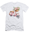Vespa with Flowers Joanna Redesiuk T-Shirt