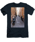 Vespas on Street in Rome John Mcgraw T-Shirt