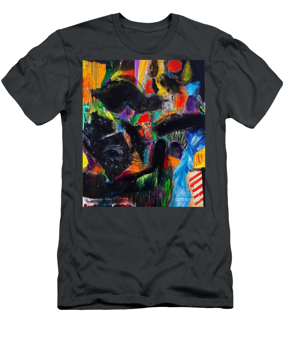 Vibrant Abstract Compositionjim Dine Lemon 1 Golden Era Gallery T-Shirt