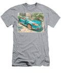 Vibrant Blue Sedan Parked Outdoors Saturn Ion 2004 Sedan Outdoor Scene Blue Car Drawing Blue Car Ske Hollie Love T-Shirt