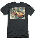 Vibrant Car in a Dynamic Scene Toyota Prius 2010 Hatchback Urban Scene Colorful Car Colorful Urban C Hollie Love T-Shirt