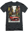Vibrant Cityscape with a Classic Car Donato Williamson T-Shirt