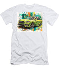 Vibrant Green Subaru Sedan Modern Vehicle Subaru Legacy 2023 Sedan Colorful Car Vibrant Green Car De Hollie Love T-Shirt