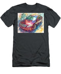 Vibrant Red Sedan in Sunlight Toyota Avalon 2005 Sedan Watercolor Art Colorful Car Vibrant Watercolo Hollie Love T-Shirt